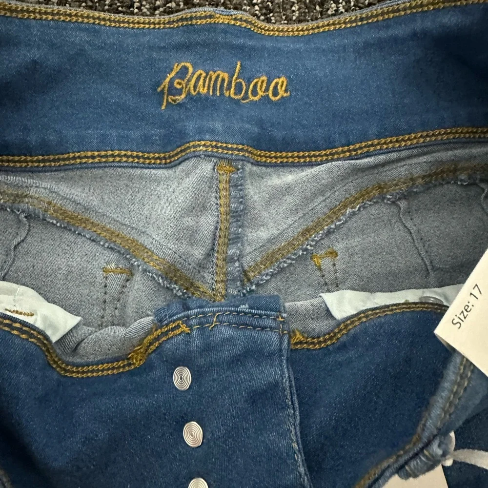 NWT Bamboo New York Collection Best Basic Size 17 High Waist Stretch jeans - Picture 5 of 14